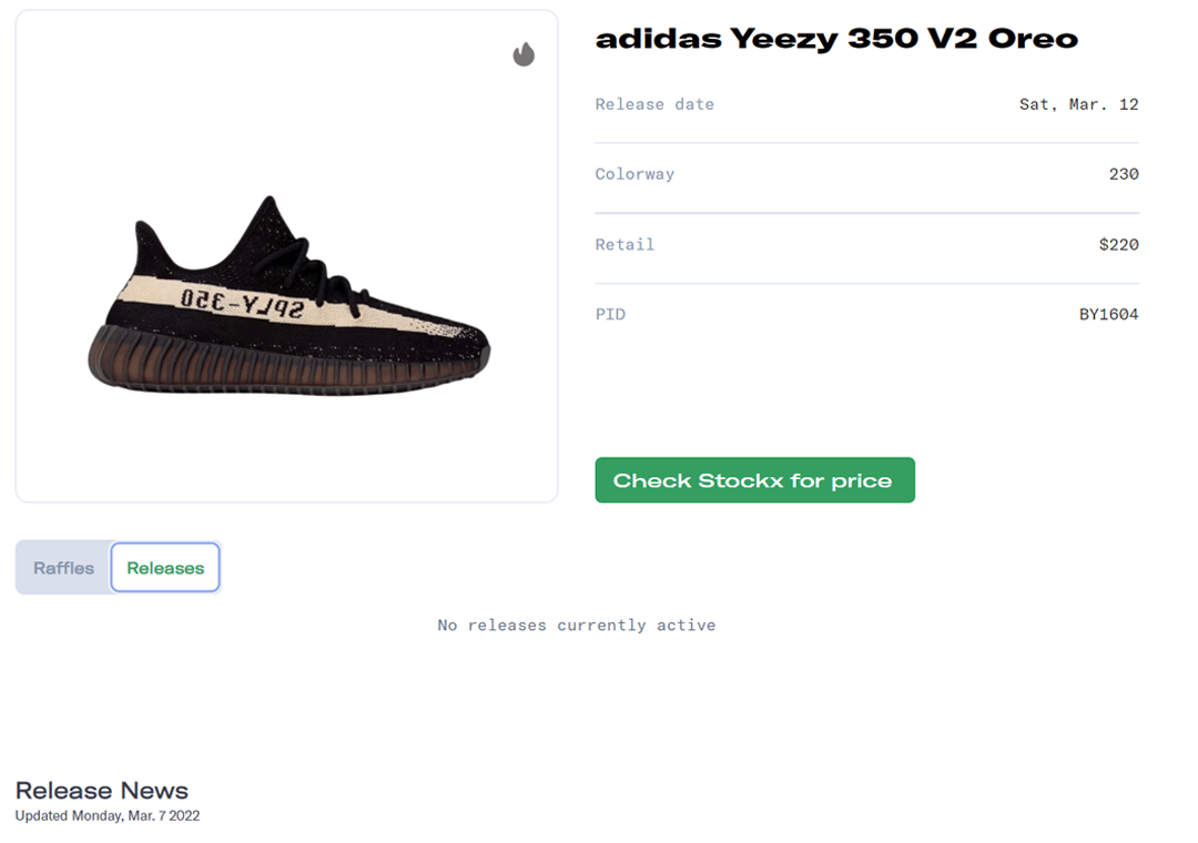 adidas Yeezy Boost 350 V2 Oreo Release Guide