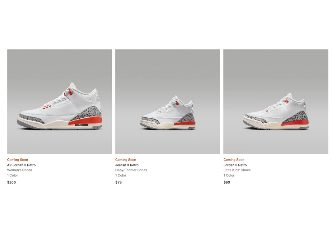 Jordan 3 Georgia Peach Nike Page