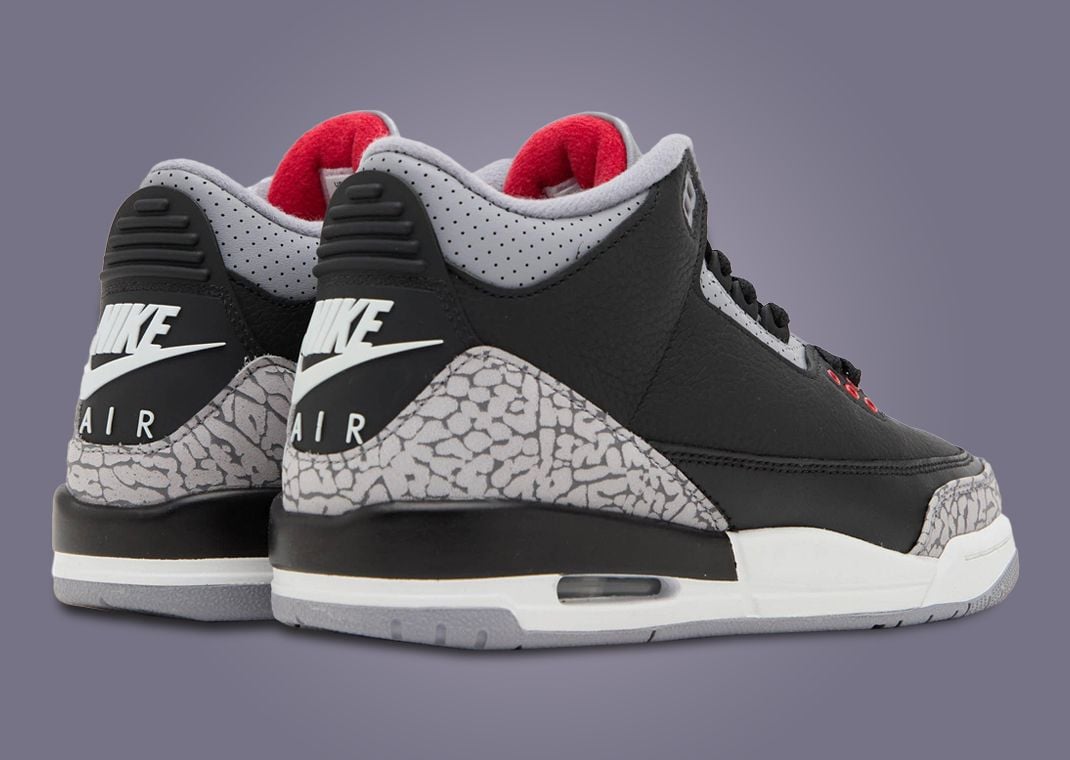 The Air Jordan 3 Black Cement Releases November 2024