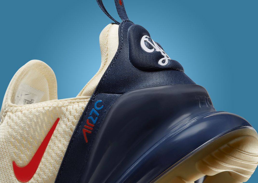 Nike Air Max 270 Los Angeles Dodgers Heel Detail