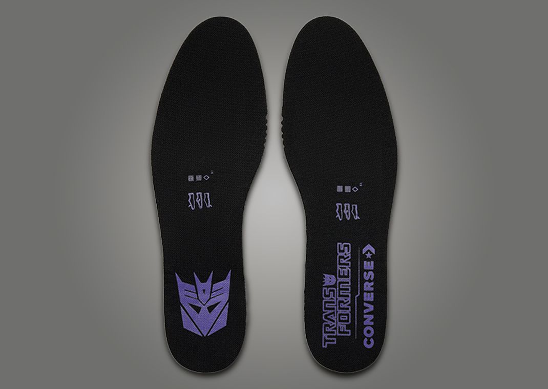 Transformers x Converse Chuck Taylor All-Star Hi Decepticons Insoles