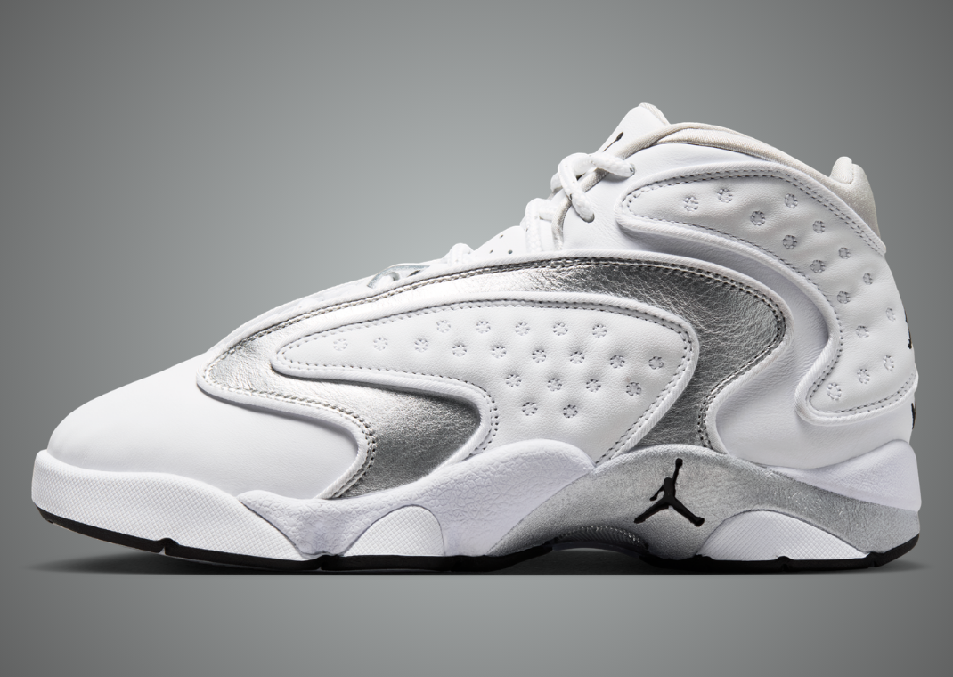 Air Jordan OG White Metallic Silver (W) lateral