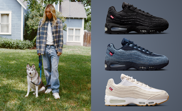 Levi's × Nike Air Max 95 OG \"Denim White LIVED UP TO THE HYPE!? Air Max 95 Levi's White Review - YouTube