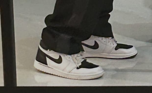 Hiroshi Fujiwara Spotted Wearing fragment design x Union LA x Air Jordan 1 High in White Black