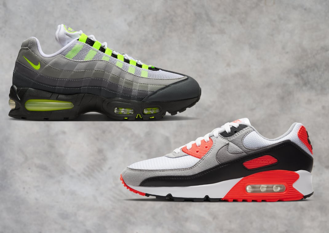 Air Max 95 vs. Air Max 90
