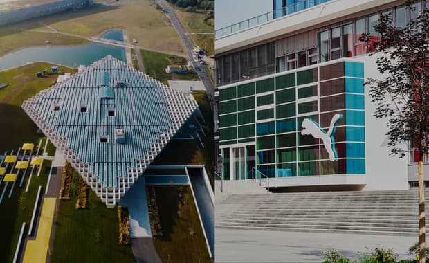 adidas World HQ (left) and Puma World HQ (right)