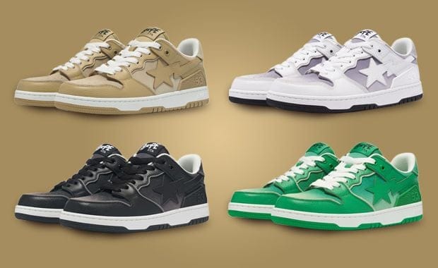The BAPE SK8 STA Gradient Pack Releases January 2024
