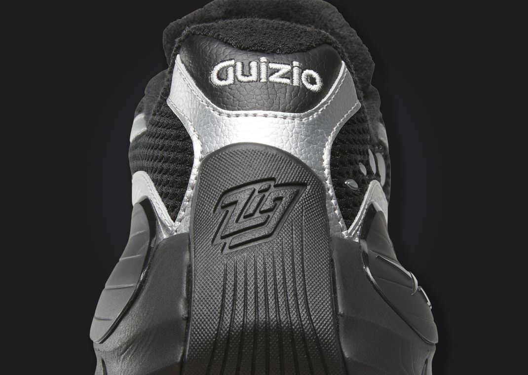 GUIZIO x Reebok Zig Kienetica 2.5 Black Heel Tab