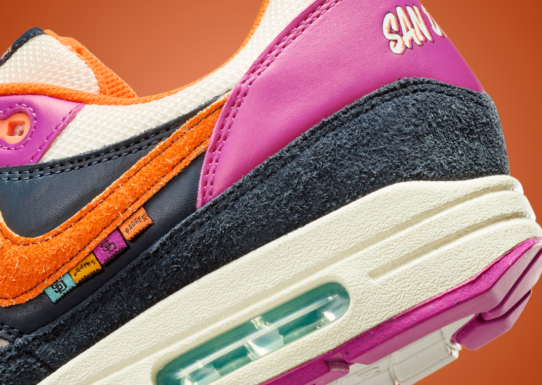 Nike Air Max 1 Padres City Connect Detail