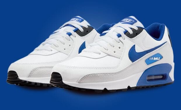 Nike Preps the Air Max 90 in White Game Royal and Photon Dust