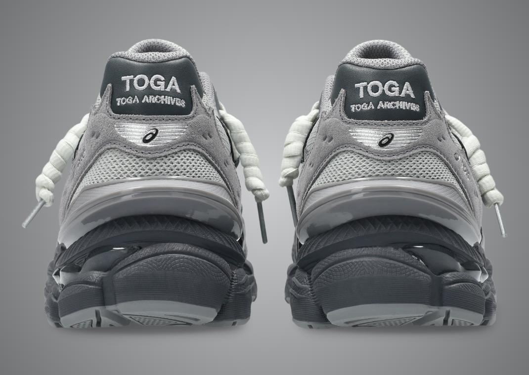 Toga Archives x Asics Gel-Cumulus 16 Grey Silver - Back