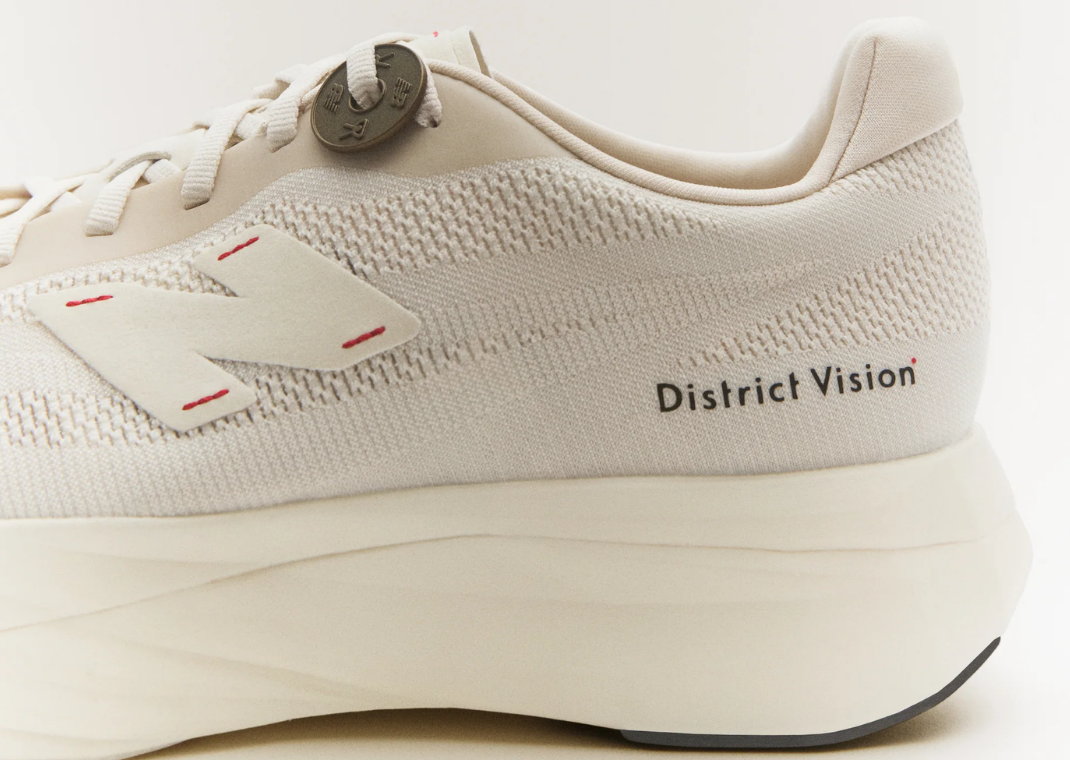 District Vision x New Balance FuelCell SC Elite v5 Linen - Detail