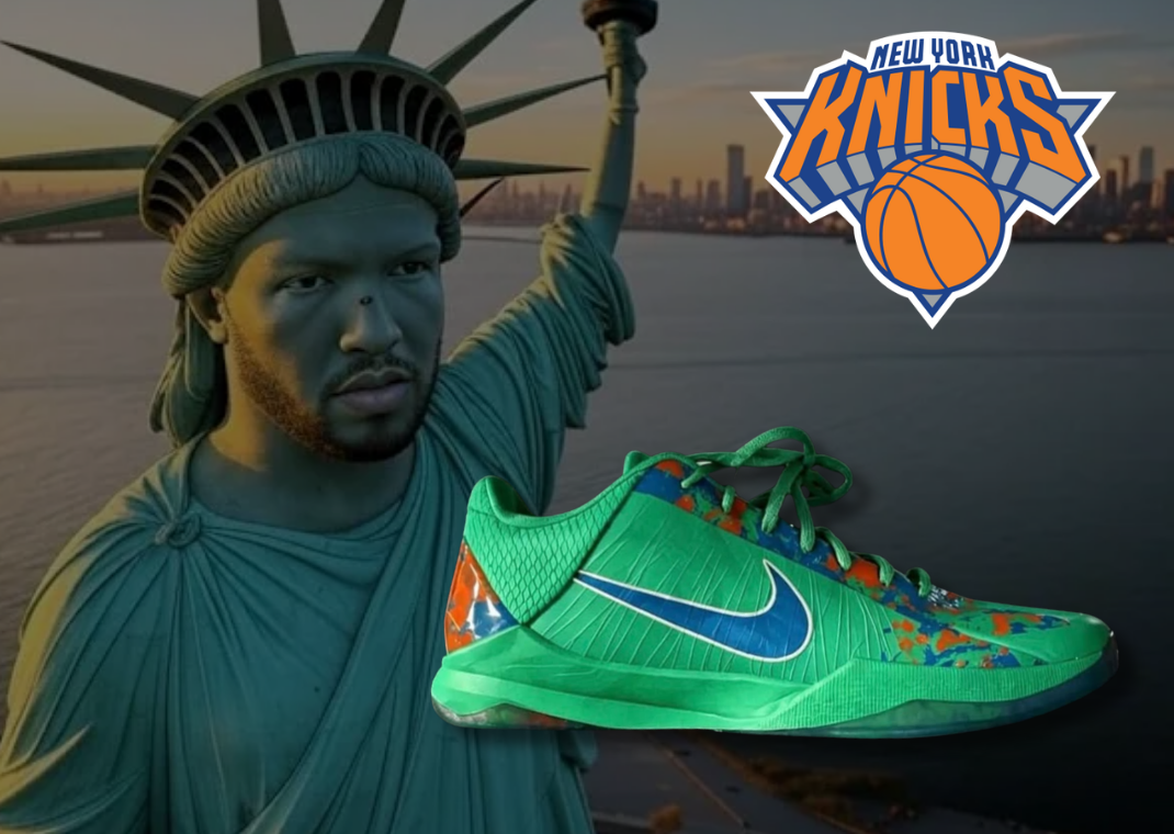 Jalen Brunson Nike Kobe 5 Protro NY vs. NY PE