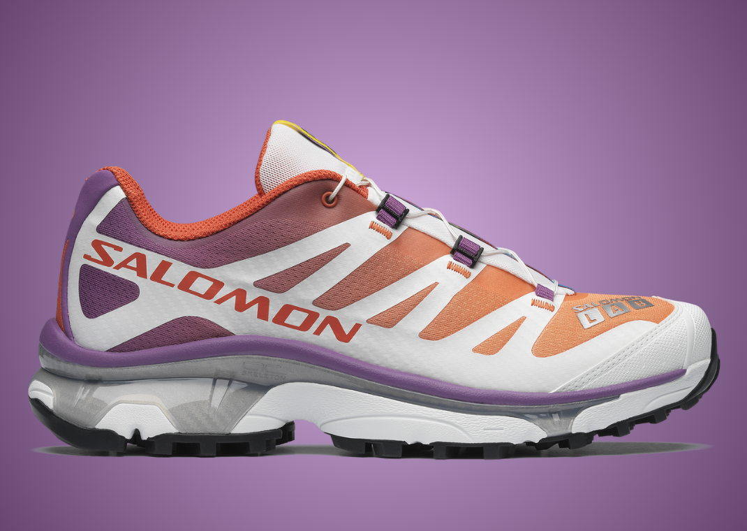 Salomon XT-4 OG White/Nectarine - Lateral