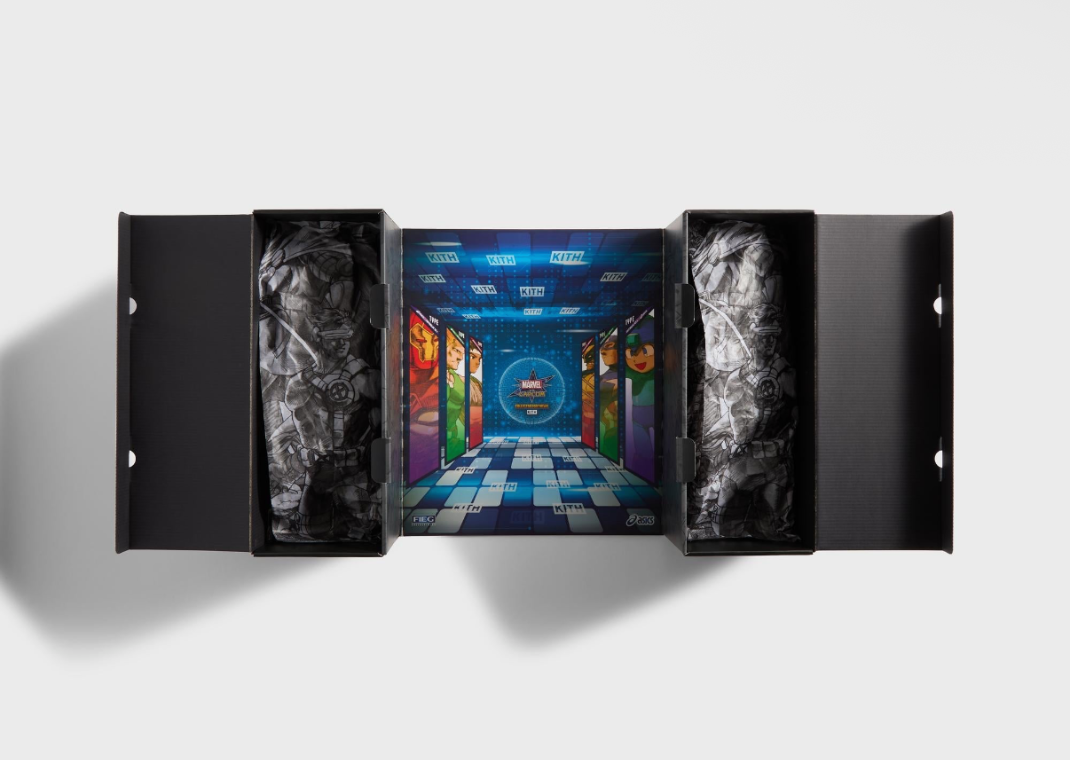 Kith x Marvel vs. Capcom x Asics x Asics Gel-Kayano 14 Ryu Packaging