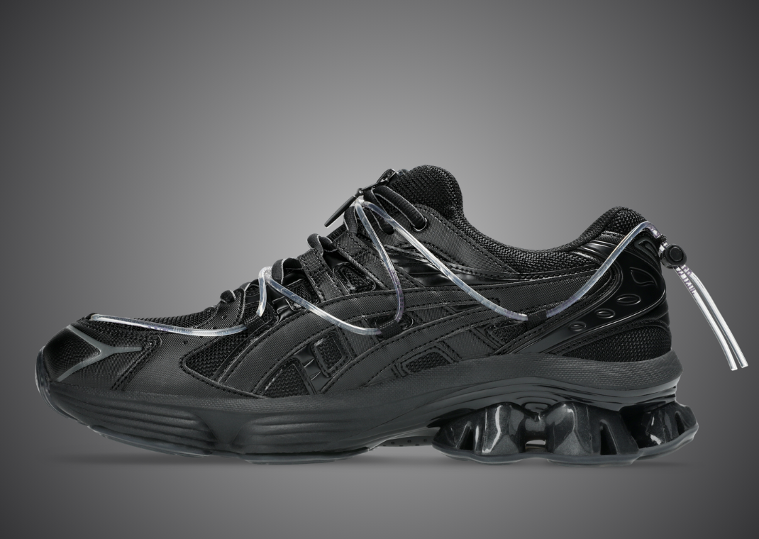 YOASOBI x Asics Gel-Kinetic Fluent Black - Medial