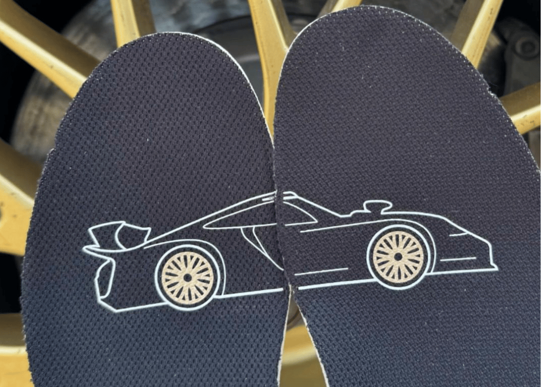 Insoles Of The KAR L'Art De L'Automobile x Salomon Porsche 911 GT1-98