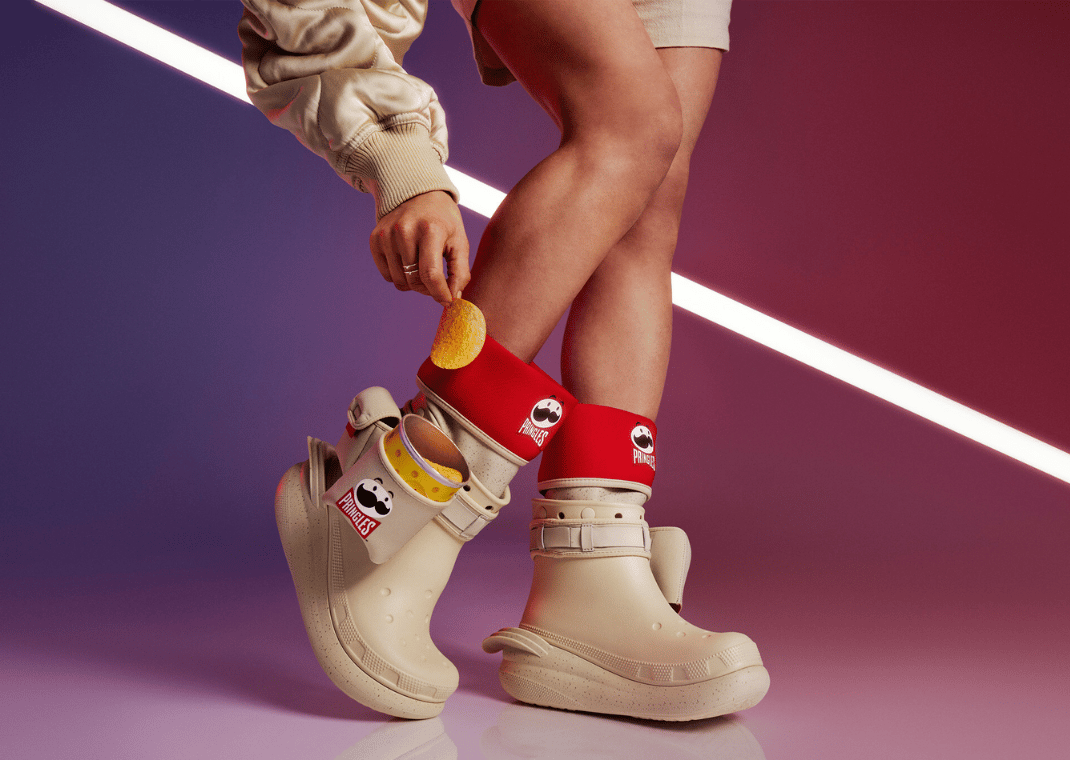 Pringles x Crocs Classic Crush Boot