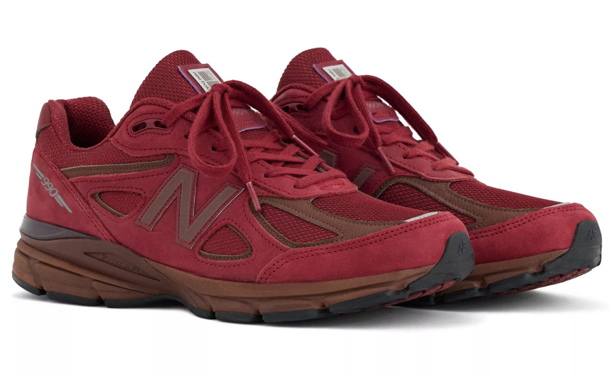 The New Balance 990v4 Made in USA is Ready for Fall in Burgundy and Brown