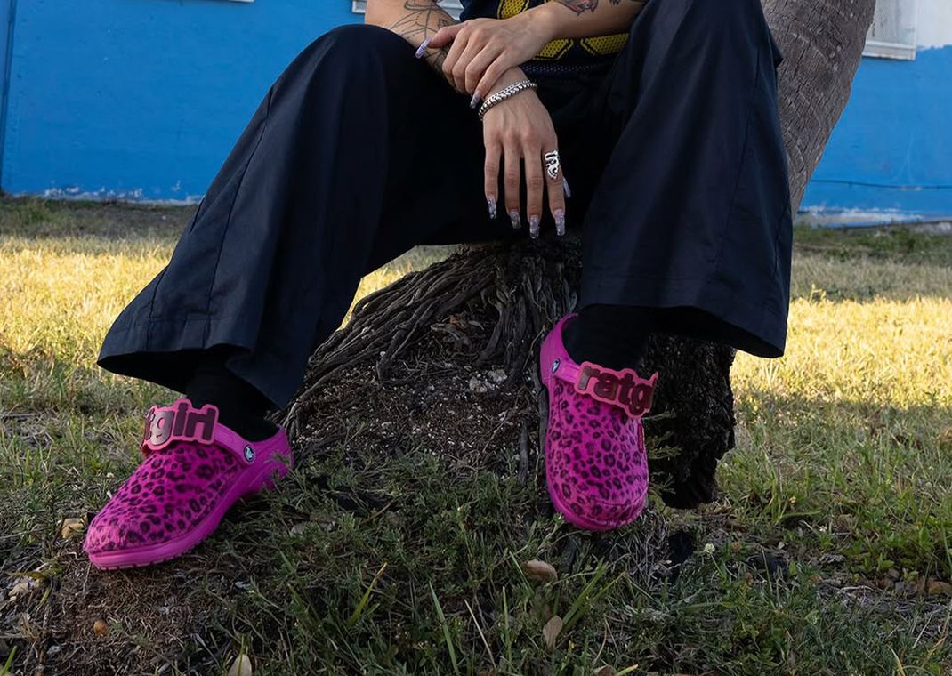 Ratgirl x Crocs Classic Clog Juice On Foot