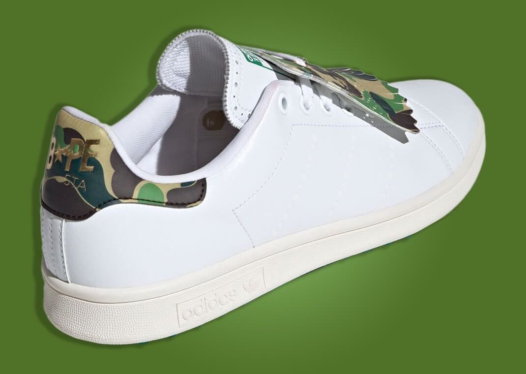 The BAPE x adidas Stan Smith Golf Collection Releases