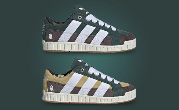 The BAPE x adidas NRTN Pack Releases April 2024