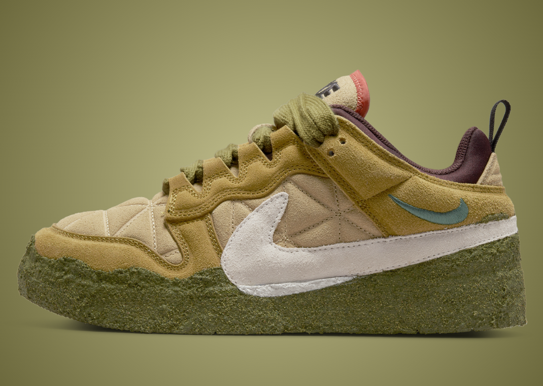 CPFM x Nike Air Flea 1 Barley Desert Moss - Lateral