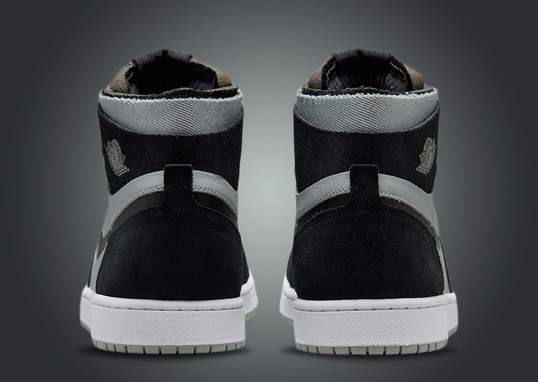 The Air Jordan 1 High Zoom CMFT Gets Outfitted In Black And Grey