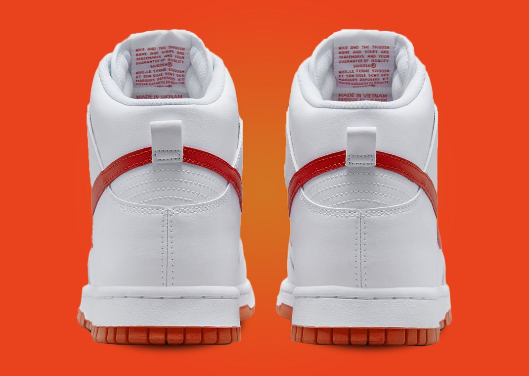 Nike Dunk High White Picante Red ピカンテレッド Official Look At The Nike Dunk High White Picante Red