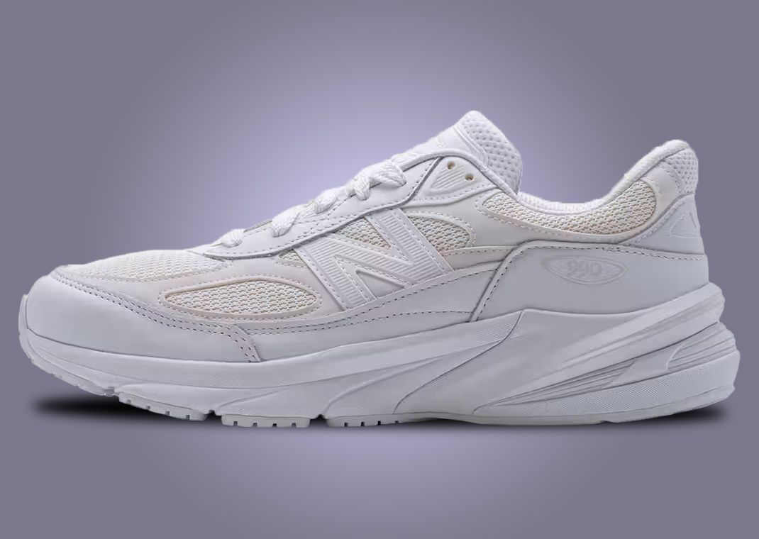 Comme des Garçons Homme x New Balance 990v6 Made in USA White Lateral