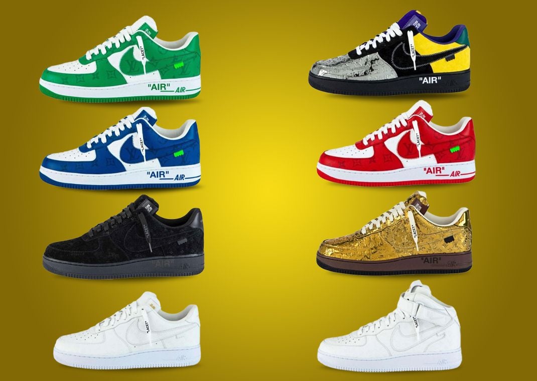 Louis Vuitton x Nike Air Force 1 Collection