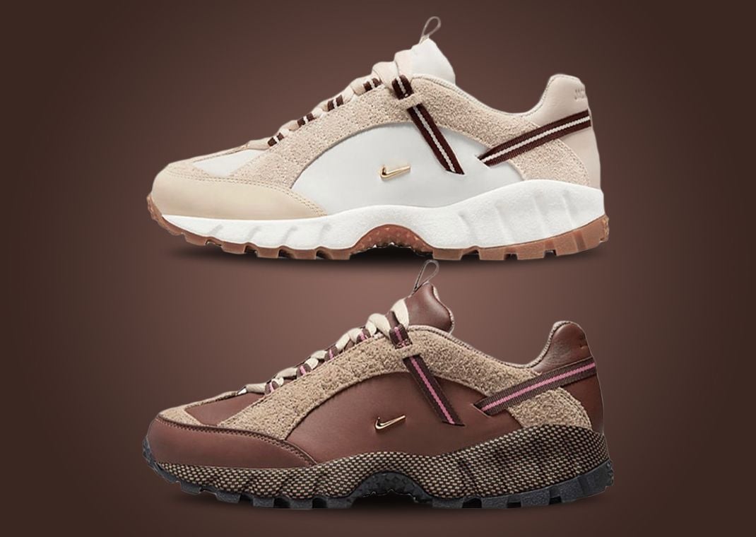 Jacquemus x Nike Air Humara LX "Sail" & "Brown"