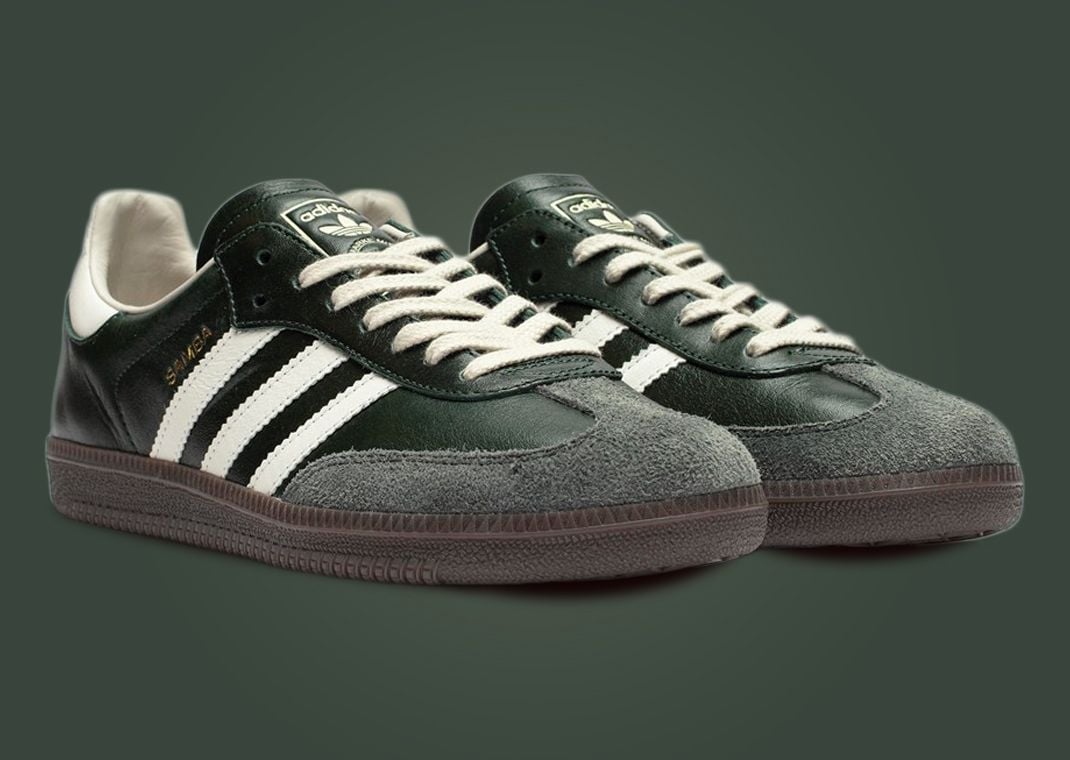 SNS x adidas Samba Green Cream