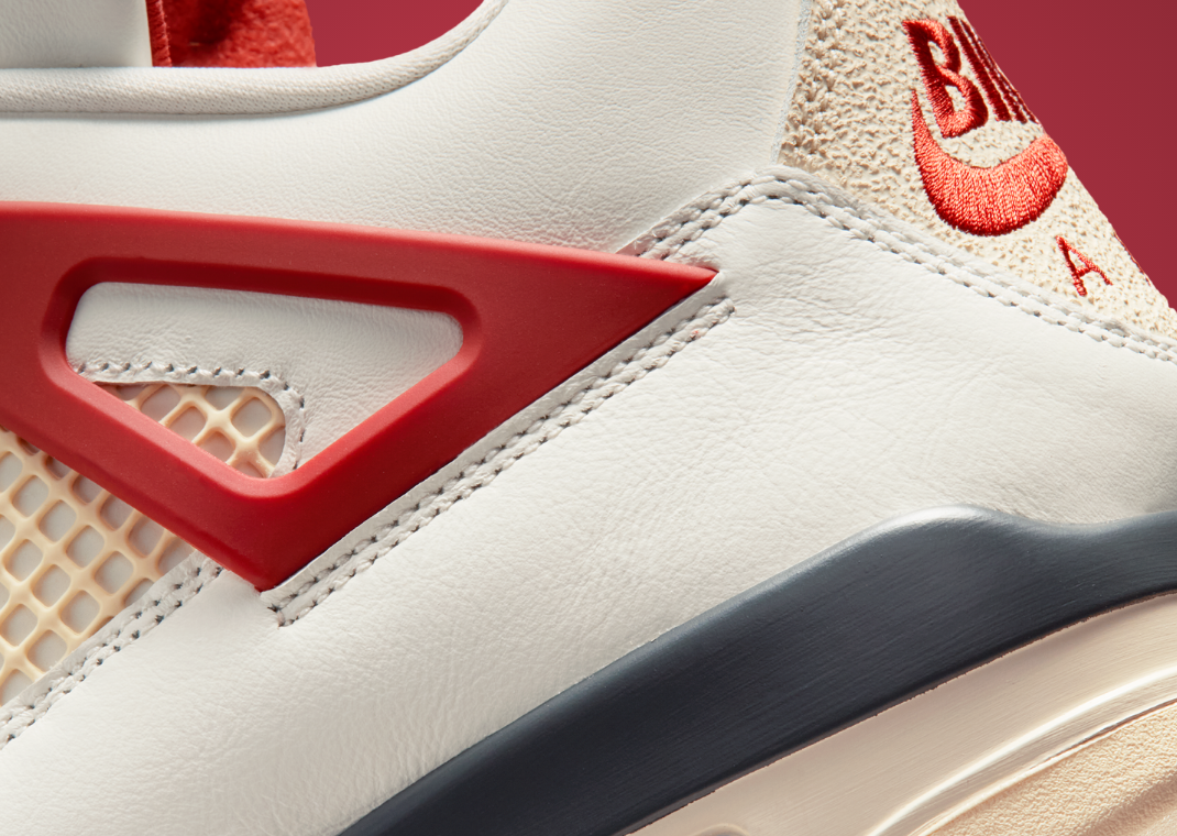 Nigel Sylvester x Air Jordan 4 Retro Brick After Brick - Heel Detail