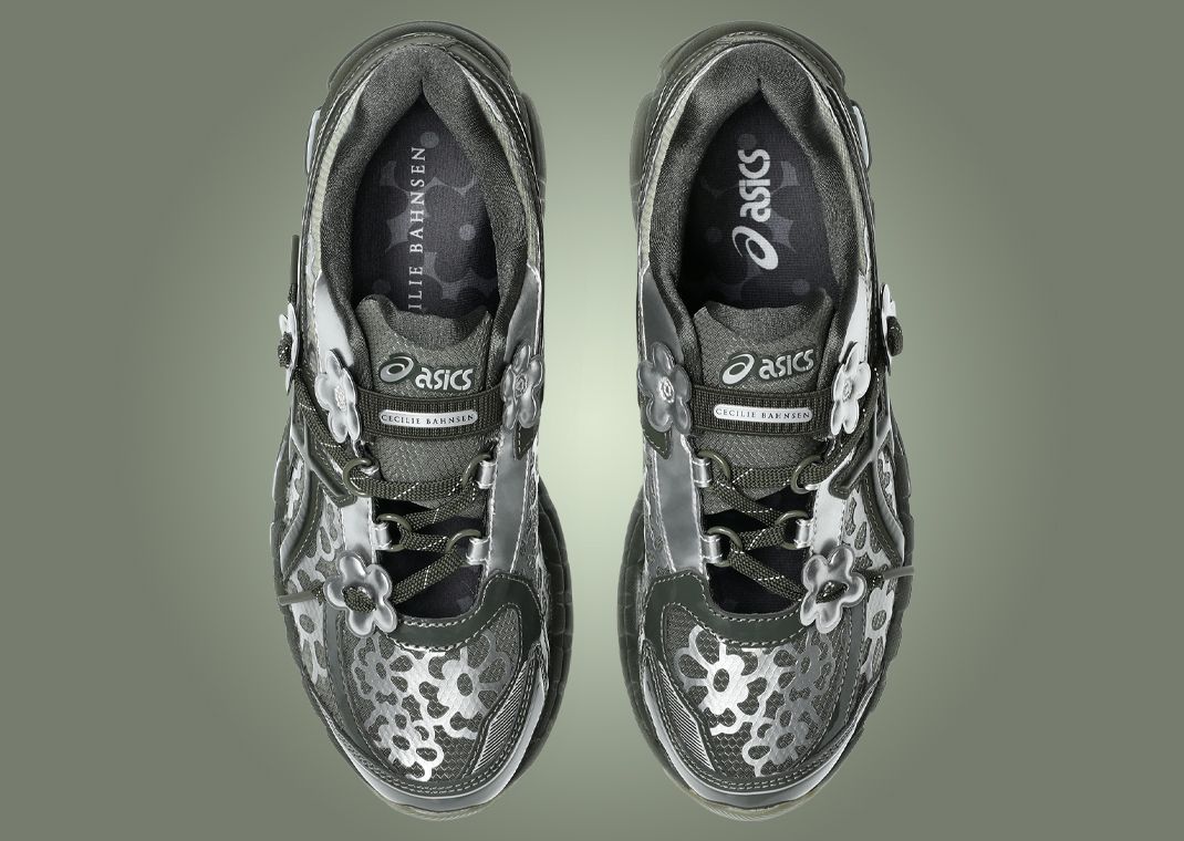 Cecilie Bahnsen x Asics Gel-Kayano 20 Olive Top