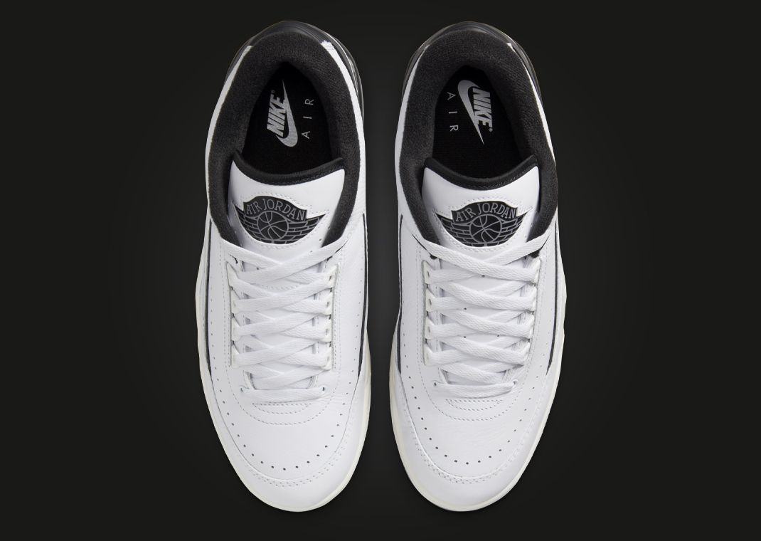 Air Jordan 2/3 White Black Top