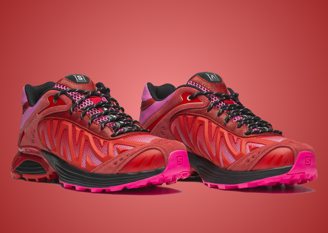Aries x Salomon XT Whisper Fiery Red - Angle