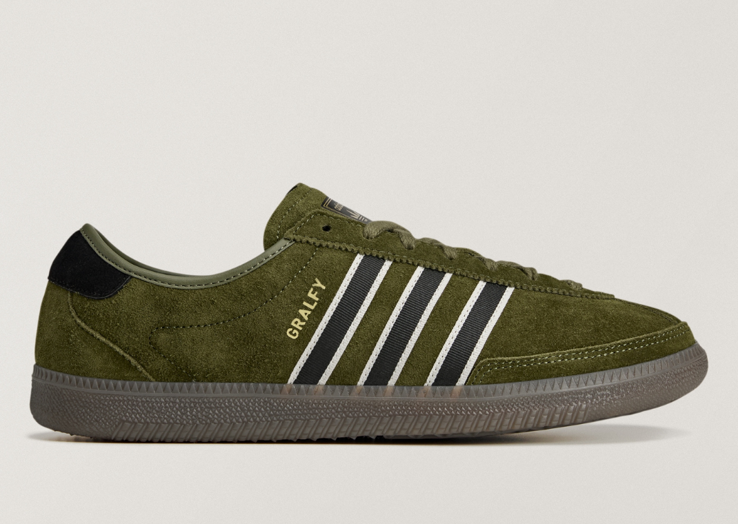 adidas Gralfy II SPZL Dark Green - Lateral