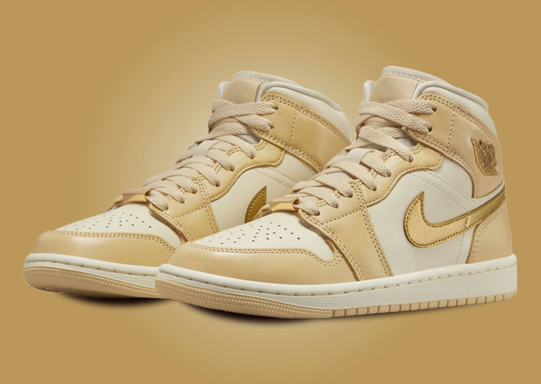 Air Jordan 1 Mid Pale Vanilla Coconut Milk (W)