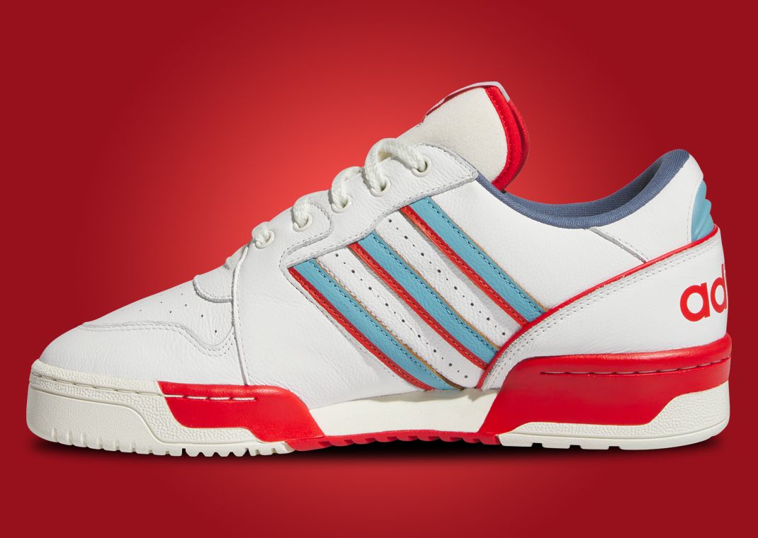 adidas Epi Pro Low White Blue Red Medial