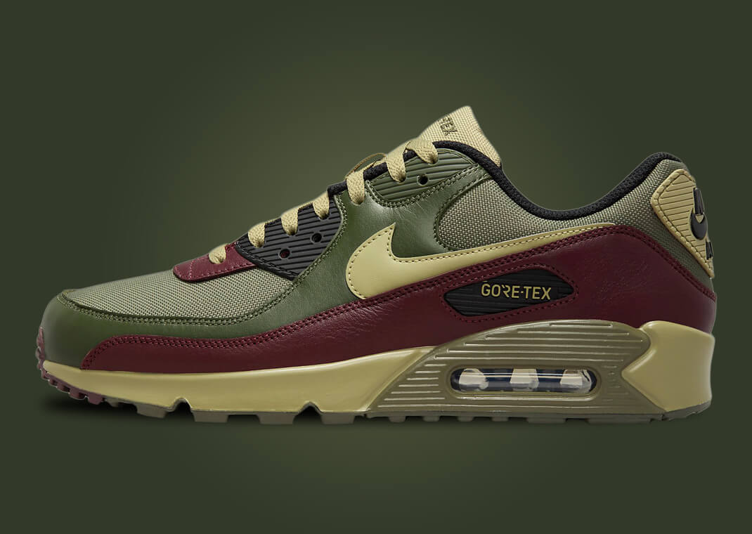 Nike Air Max 90 Gore-Tex Olive Exterior Profile