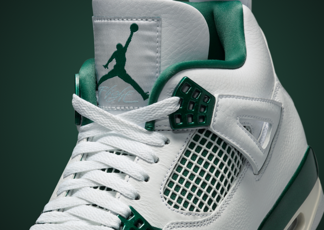 Air Jordan 4 Retro Oxidized Green Tongue