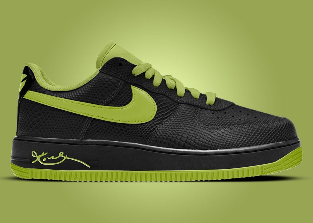 Nike Kobe Air Force 1 Low Protro Black Lemon Venom
