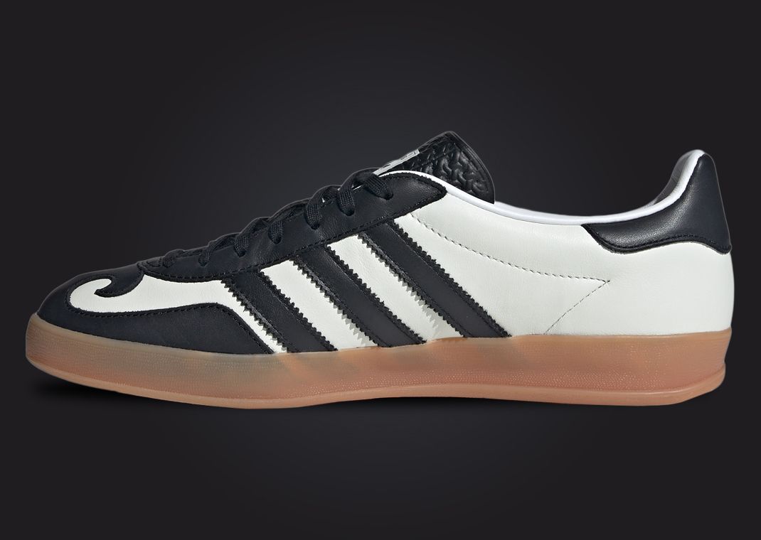 adidas Gazelle Gatsin White Black Medial