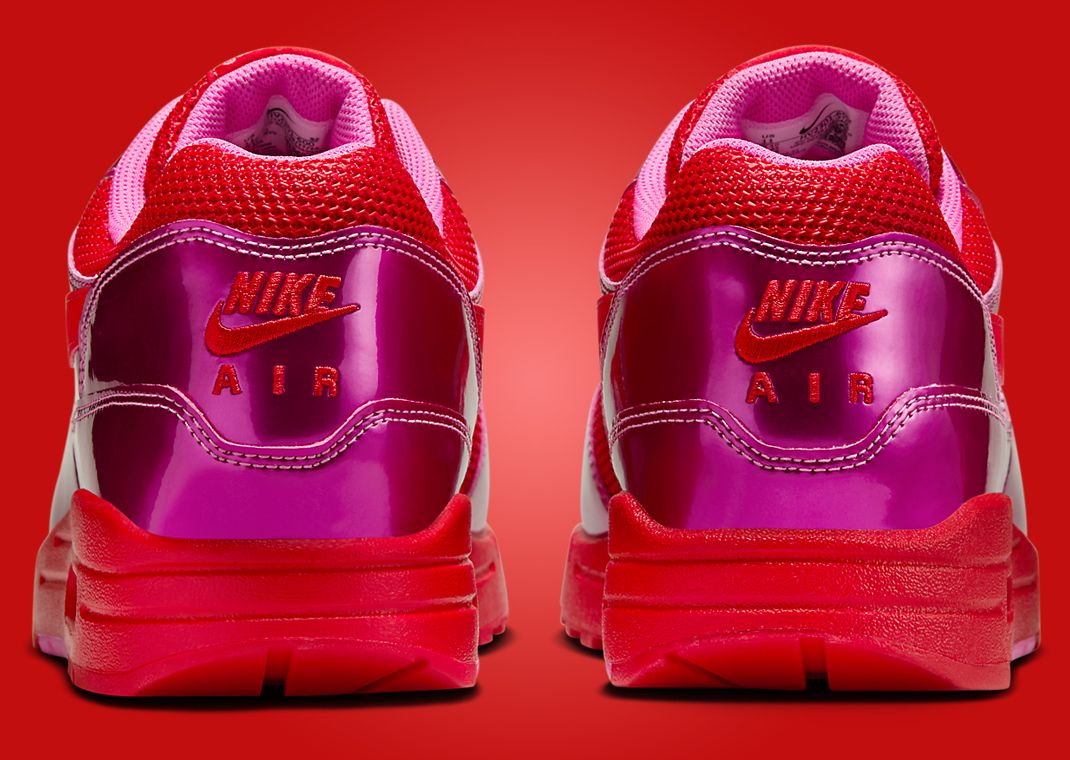 Nike Air Max 1 Valentine’s Day Playful Pink (2025) Heel