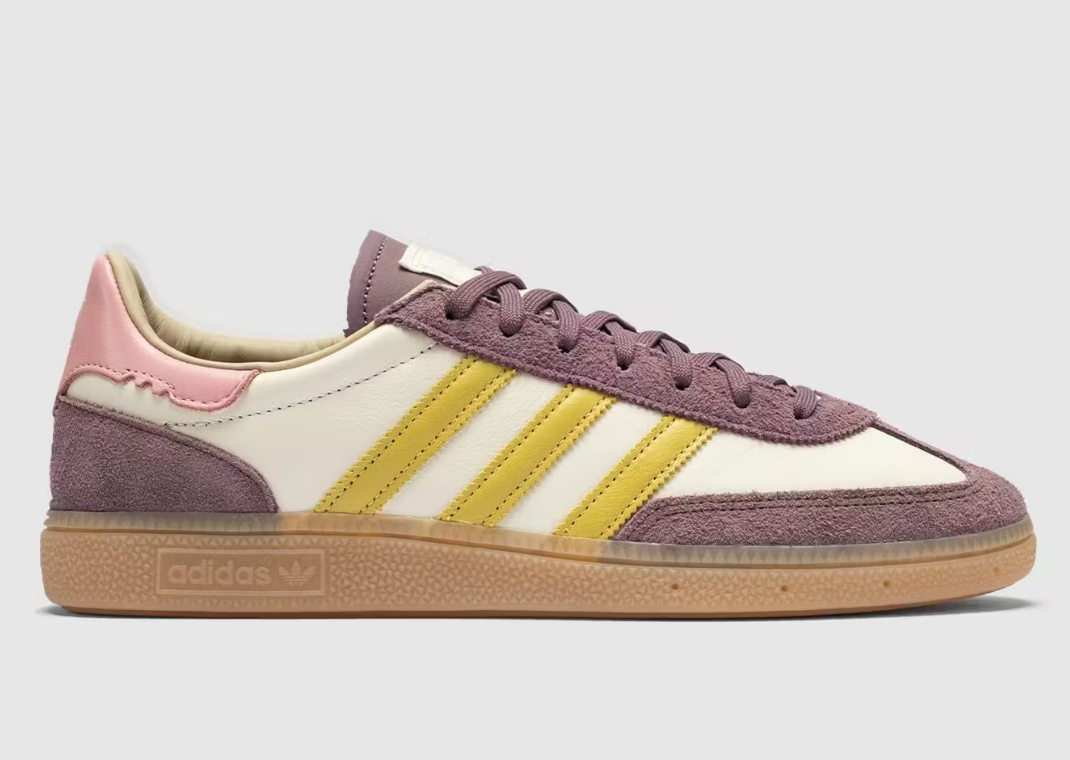 The Whitaker Group x adidas Handball Spezial Yellow Purple - Lateral