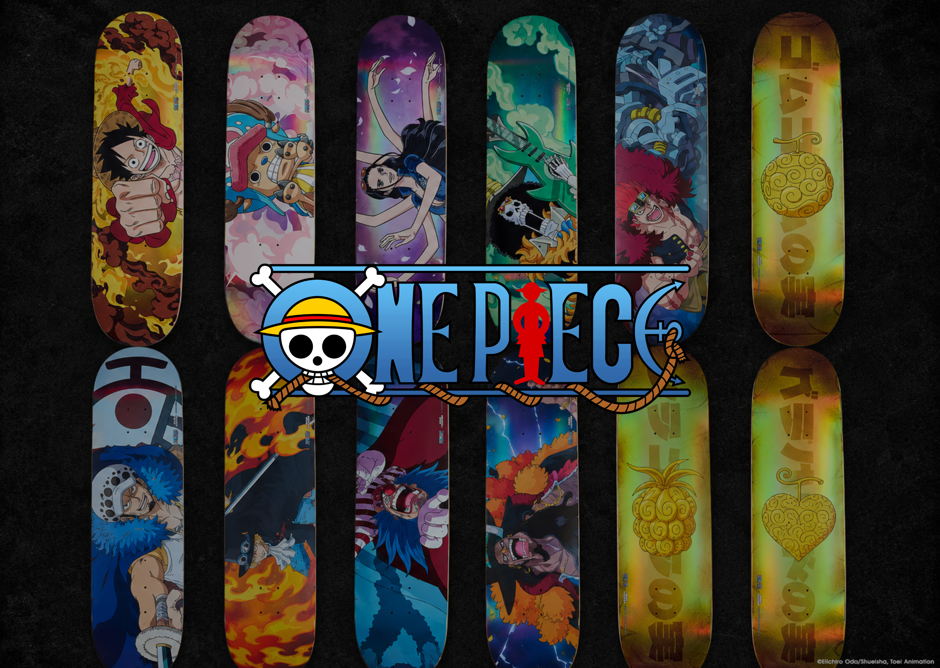 One Piece Skateboards x Bear Walker Collection Full