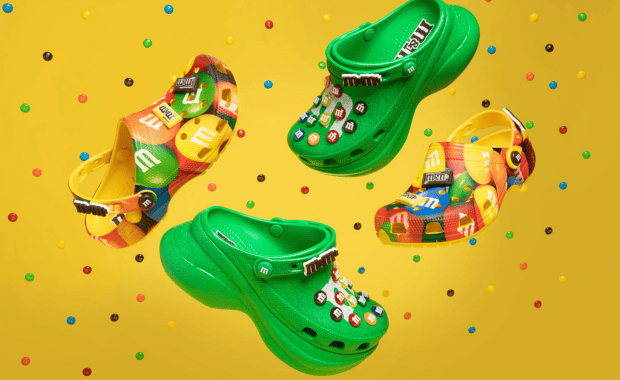 They Turned the Green M&M Into a Crocs Bae Clog