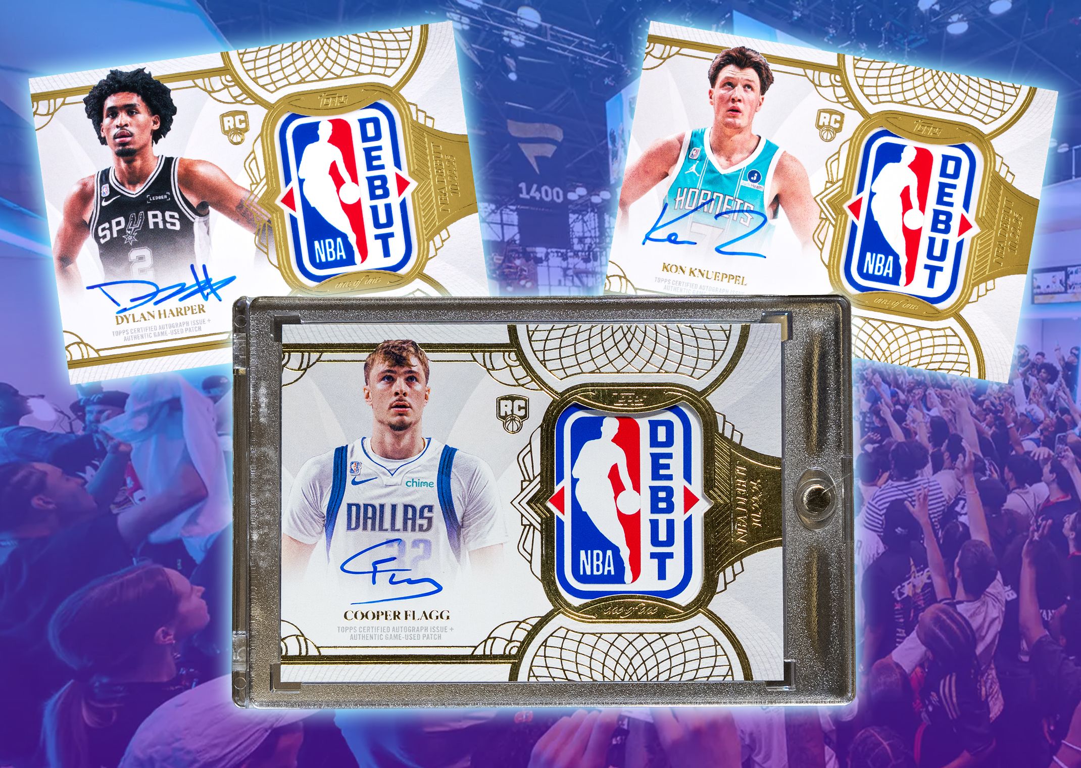 Cooper Flagg, Dylan Harper, and Kon Knueppel Topps Cards