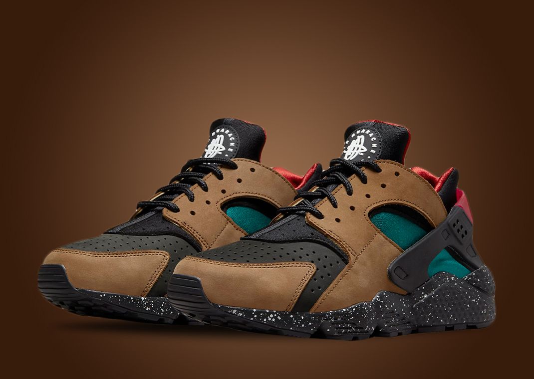 Nike Air Huarache Mowabb Light British Tan Geode Green